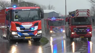 [Nieuwe 16-3131!] Brandweer Gouda & Brandweer Boskoop met spoed naar een woningbrand in Gouda!