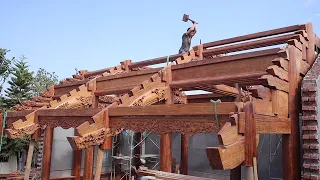 The Most Dangerous Wooden Structures - Amazing Giant Woodworking Projects With Ancient Pigeon Joints