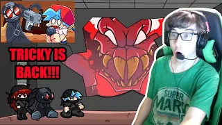 TRICKY IS BACK!!! || BOYFRIEND vs. ACCELERANT HANK?! Friday Night Funkin' Logic Reaction!