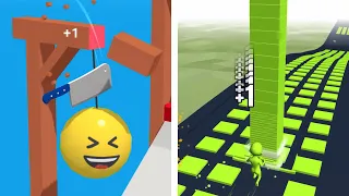 Slice it All Vs Stack Colors - All Levels Gameplay Android, iOS