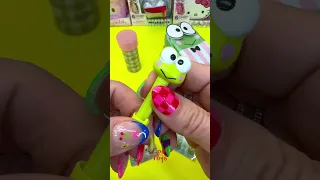 Real Littles Backpacks Hello Kitty and Friends Keroppi ASMR Toy Unboxing