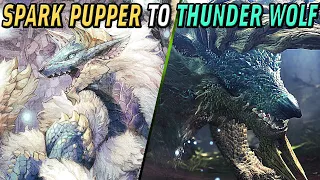 ZINOGRE: Spark Pupper to Thunder Wolf - Monster Hunter Lore