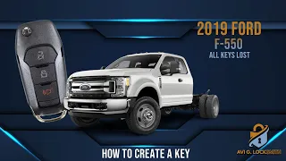 Lost All Keys for 2019 Ford F-550? Watch How to Create a New Key!