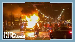 Riots in Brussels after Morocco's World Cup win over Belgium