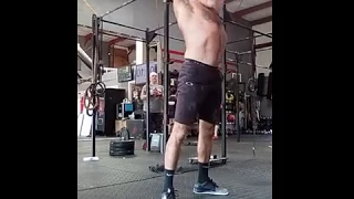 John Crowe Crossfit Open 18.5 Masters 55-59 first try