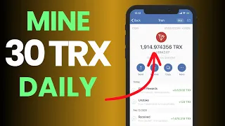 Withdraw 30TRX Daily From This Crypto Mining App | make money online in Nigeria 2024
