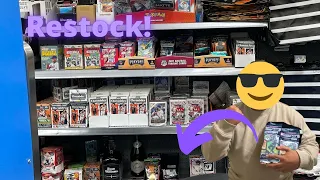 Sports Card Hunting at Walmart! I hit a huge restock! Opening 2 Mosaic football cello packs!