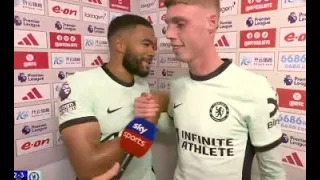 Cole Palmer Reece James Post Match Interview Nottingham Forest vs Chelsea 2-3