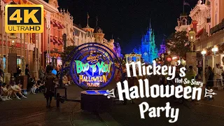 Mickey's Boo-to-You Parade at Mickey's Not-So-Scary Halloween Party 2022 Amazing View 4K Video