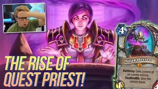 The Rise of Quest Priest in LEGEND! (No Reno) | Hearthstone Standard | Savjz