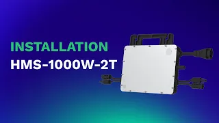 2-in-1 WLAN-integrierter mikroinverter | HMS-600/700/800/900/1000W-2T installation