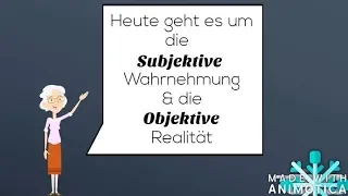 ♧ Was bedeutet "Subjektiv" und "Objektiv"? | Psychologie | Grundbegriffe | Subjektive Wahrnehmung