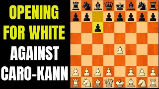 OPENING FOR WHITE Against Caro-Kann Defense | Best Chess Moves, Traps, Strategy & Ideas