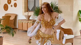 SHIK SHAK SHOK  ♛ Beautiful BellyDance Aura  Belly Dance #shikshakshok  #AuraMayra