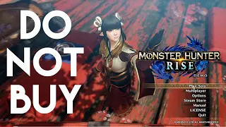 DO NOT BUY Monster Hunter Rise on PC - Terrible Game