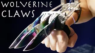 How To Make WOLVERINE CLAWS! - Rainbow Metal, Automatic, Spring Loaded (X-Men)