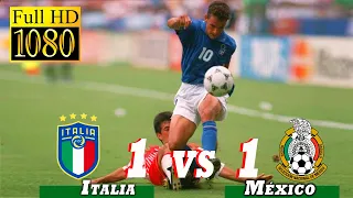 Italy 1-1 Mexico World Cup 1994 | Full highlight - 1080p HD | Roberto Baggio