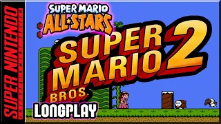 Super Mario All Stars - Super Mario Bros 2 - Full Game 100% Walkthrough | Longplay - SNES