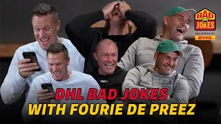 Fourie du Preez can't keep it together during the DHL Bad Jokes challenge! | Use It or Lose It