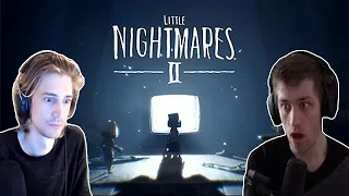 xQc & Sodapoppin React to Little Nightmares II Gameplay Reveal Trailer