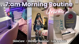 My REALISTIC morning routine | hygiene , skincare , chitchat and more | levenlannah