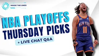 NBA PLAYOFFS: Thursday's Picks and Props + EARLY Friday Plays, NFL Draft | Inside the Lines