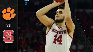 Clemson vs. NC State Basketball Highlights (2017-18)