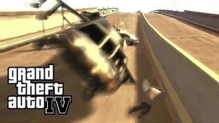 GTA IV - Crashes, Bailouts, Ragdolls & Fails Compilation #48 [1080p]