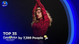 Eurovision 2024: Top 35 by 7,389 People
