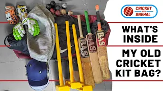What's INSIDE my OLD KIT BAG? | Cricket With SNEHAL | CRICKET Kit UNBOXING