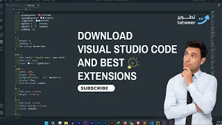 تحميل برنامج Visual Studio Code وتثبيت الاضافات