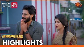 Vanathai Pola - Highlights | 23 August 2023 | Sun TV | Tamil Serial