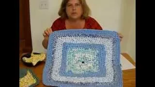 Crochet SQUARE Rag Rug Tutorial Part 2