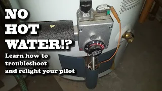 How to light a hot water heater pilot / No hot water