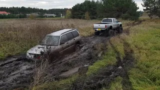 Subaru and Toyota mud