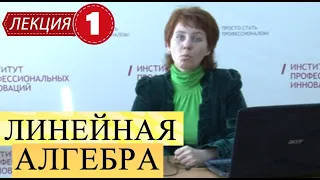 Линейная алгебра. Лекция 1. Что изучает алгебра? Линейность. Функция. Матрицы и операции над ними.