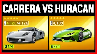 Asphalt 9 MAX Porsche Carrera GT VS MAX Lamborghini Huracan EVO 🔥🔥