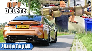 BMW M3 G80 | OPF & SILENCER DELETE | INSTALLATION & SOUND by AutoTopNL