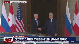 Joe Biden arrives for Putin meeting, greeted by Swiss president | NewsNOW From FOX