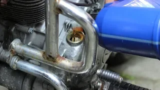 Yamaha Virago XV535 Restauration | #02 Ölwechsel