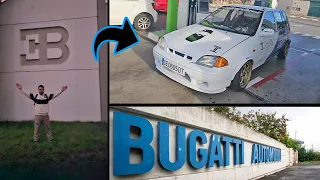 ASALTAMOS la fábrica BUGATTI ABANDONADA en un SUZUKI Swift de CIRCUITO 😱