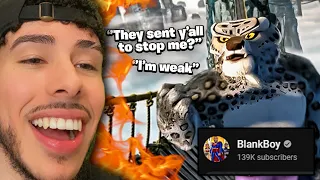 TAI LUNG USES BLACK AIR FORCE ENERGY IN KUNG FU PANDA (BlankBoy) - REACTION!