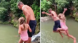 Why Tom Brady’s Cliff Jump With Daughter Is Being Criticized