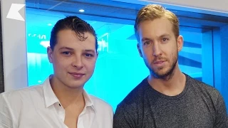 Calvin Harris & John Newman talk Blame and more