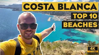 10 Best Beaches to Visit in Costa Blanca Spain 🇪🇸 - 4K Travel Vlog