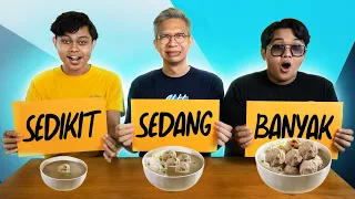 MAKAN SEDIKIT, SEDANG ATAU BANYAK PART 02!!