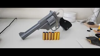 [3D Printed] CO2 Blow Gun Revolver