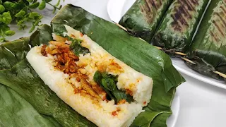 RESEP NASI BAKAR gurih wangi sangat enak