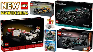 NEW LEGO VEHICLES! Formula 1, Technic, Icons, Speed Champs, & City! MARCH 2024