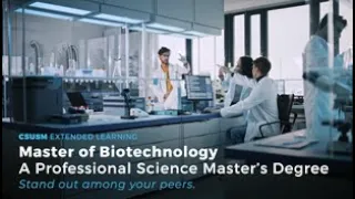 Master of Biotechnology Introduction